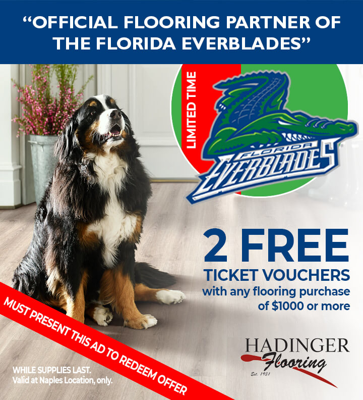 Official flooring partner of the Florida Everblades | Hadinger Flooring