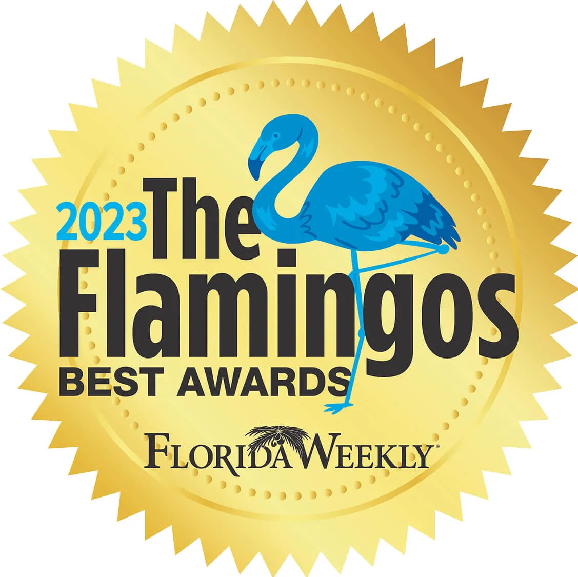 2023 Flamingos Best Logo 1 | Hadinger Flooring