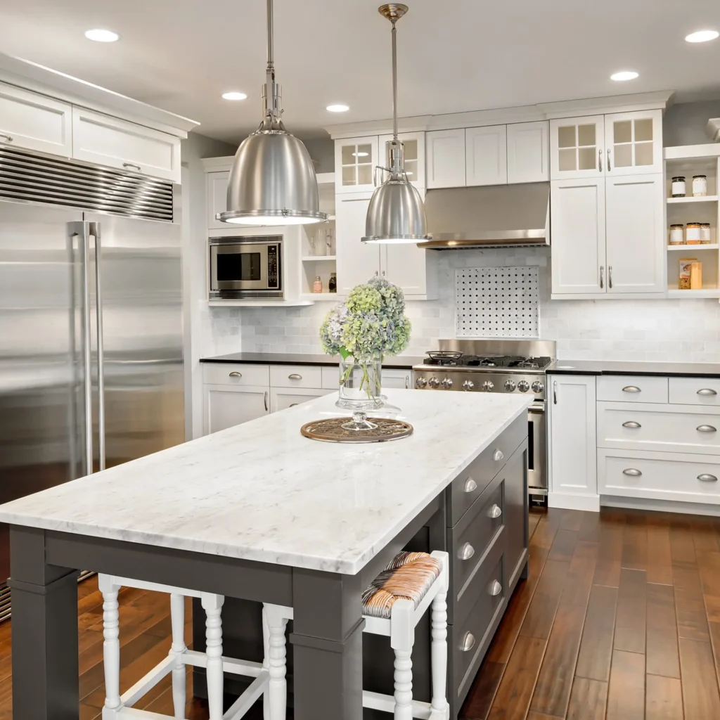 cabinets white wood | Hadinger Flooring