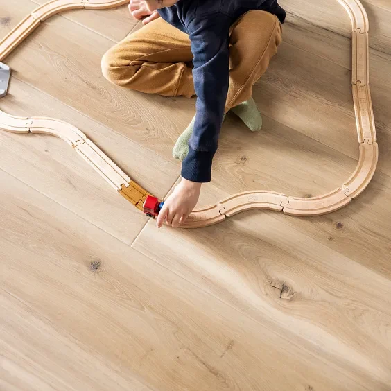 COREtec flooring with built-in noise reduction