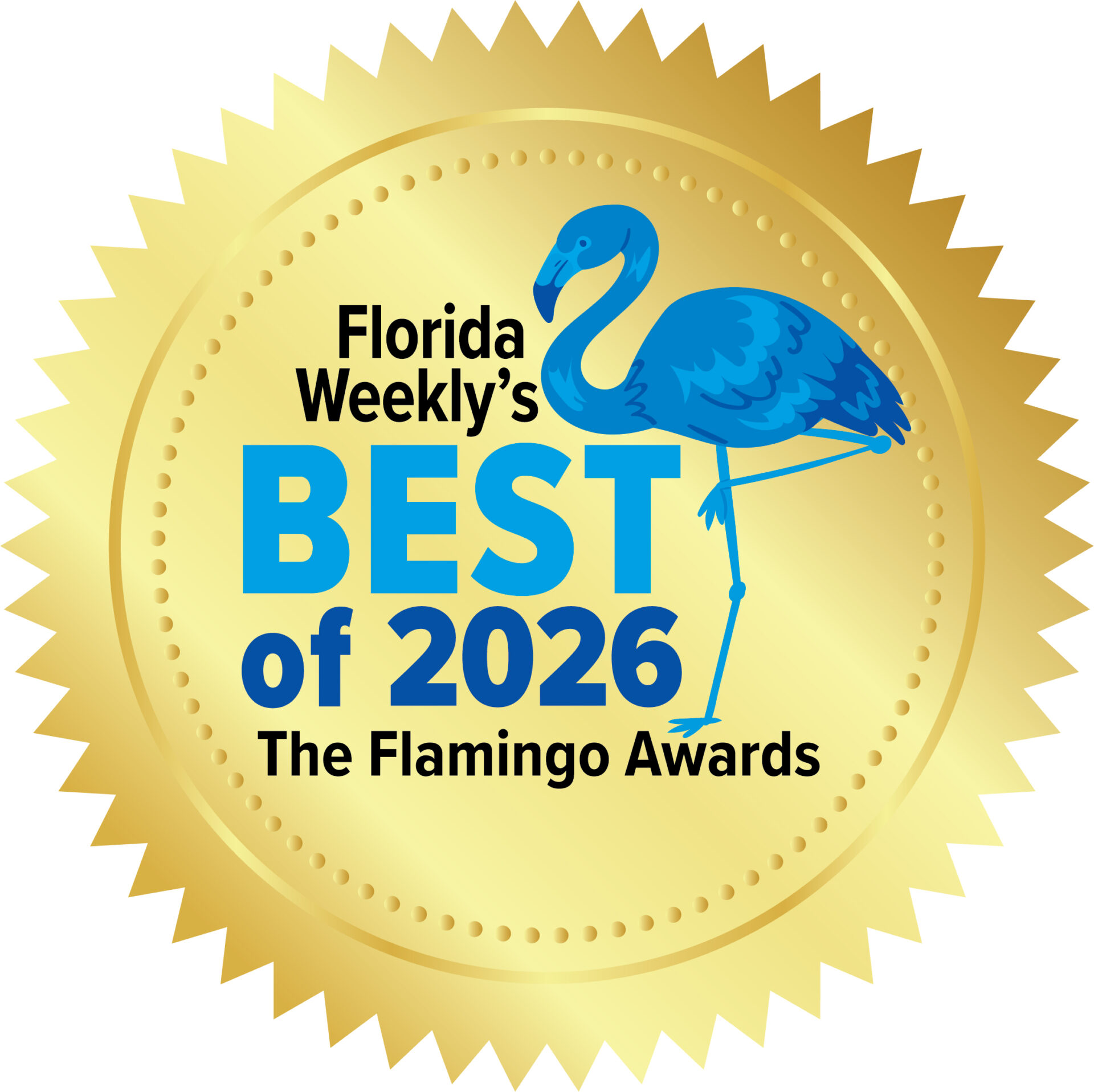 2026 Flamingos Best Logo | Hadinger Flooring